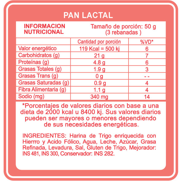 LACTAL PAN lactal pan: