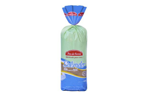 Pan con Salvado Sin Sal